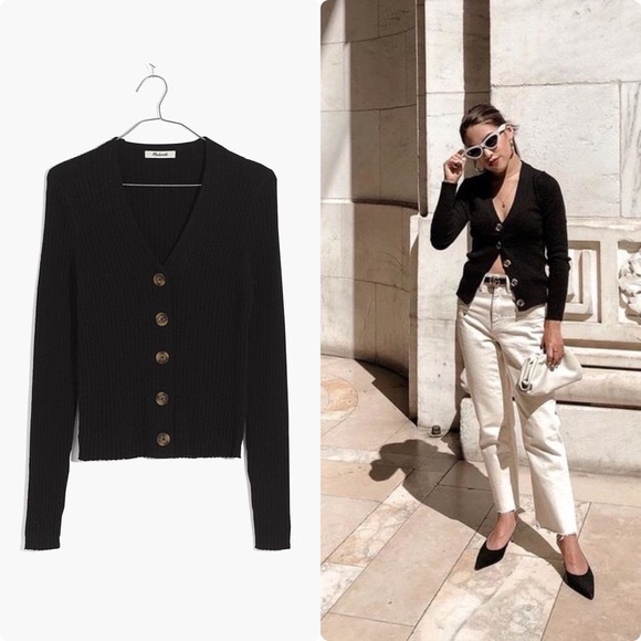 Madewell Sweaters - Madewell ribbed button cardigan
